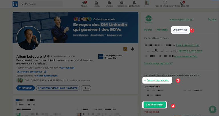 Extension Yadulink - Fils d'actus