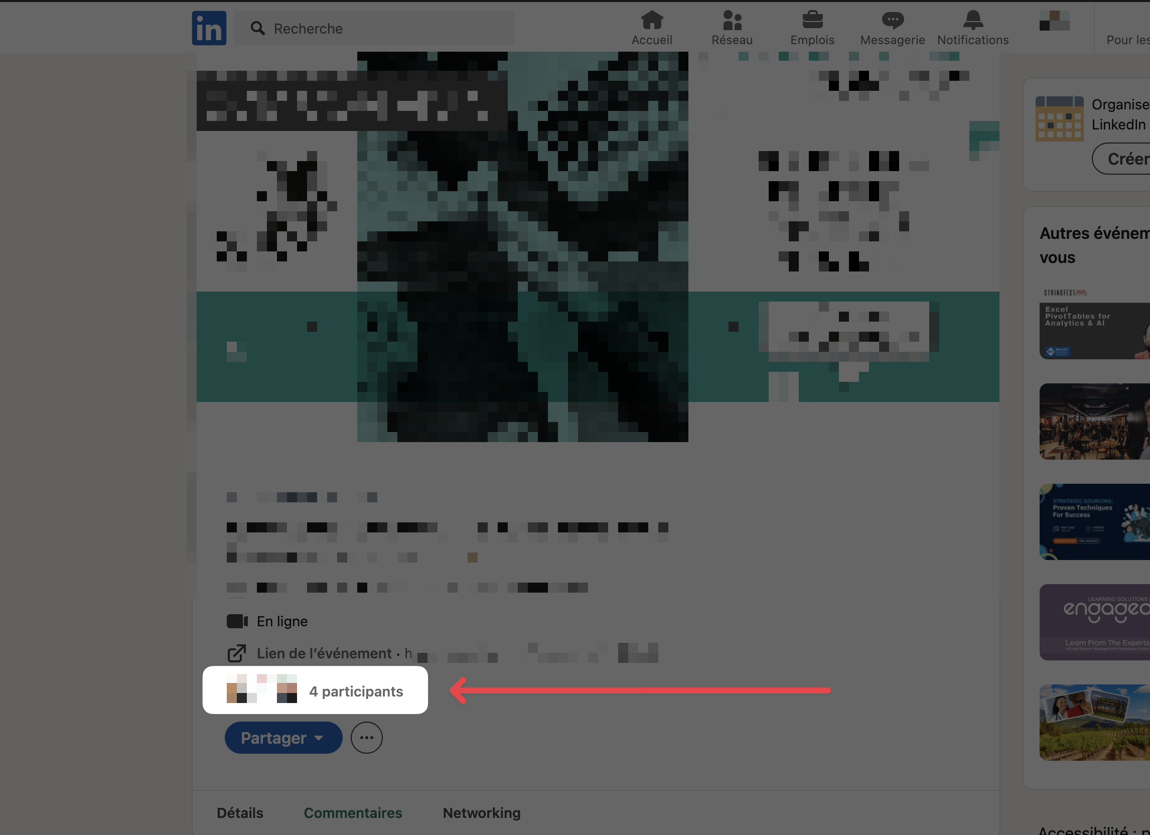 Accéder aux participants